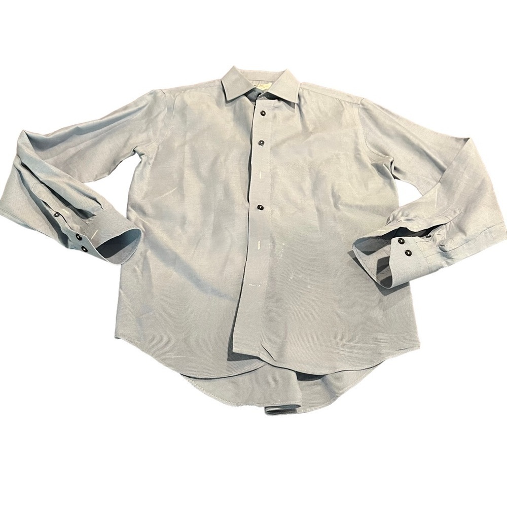 Lorenzo Uomo Men’s Trim Fit Perfect Fashion Button Up Shirt Size 15 1/2 34/35